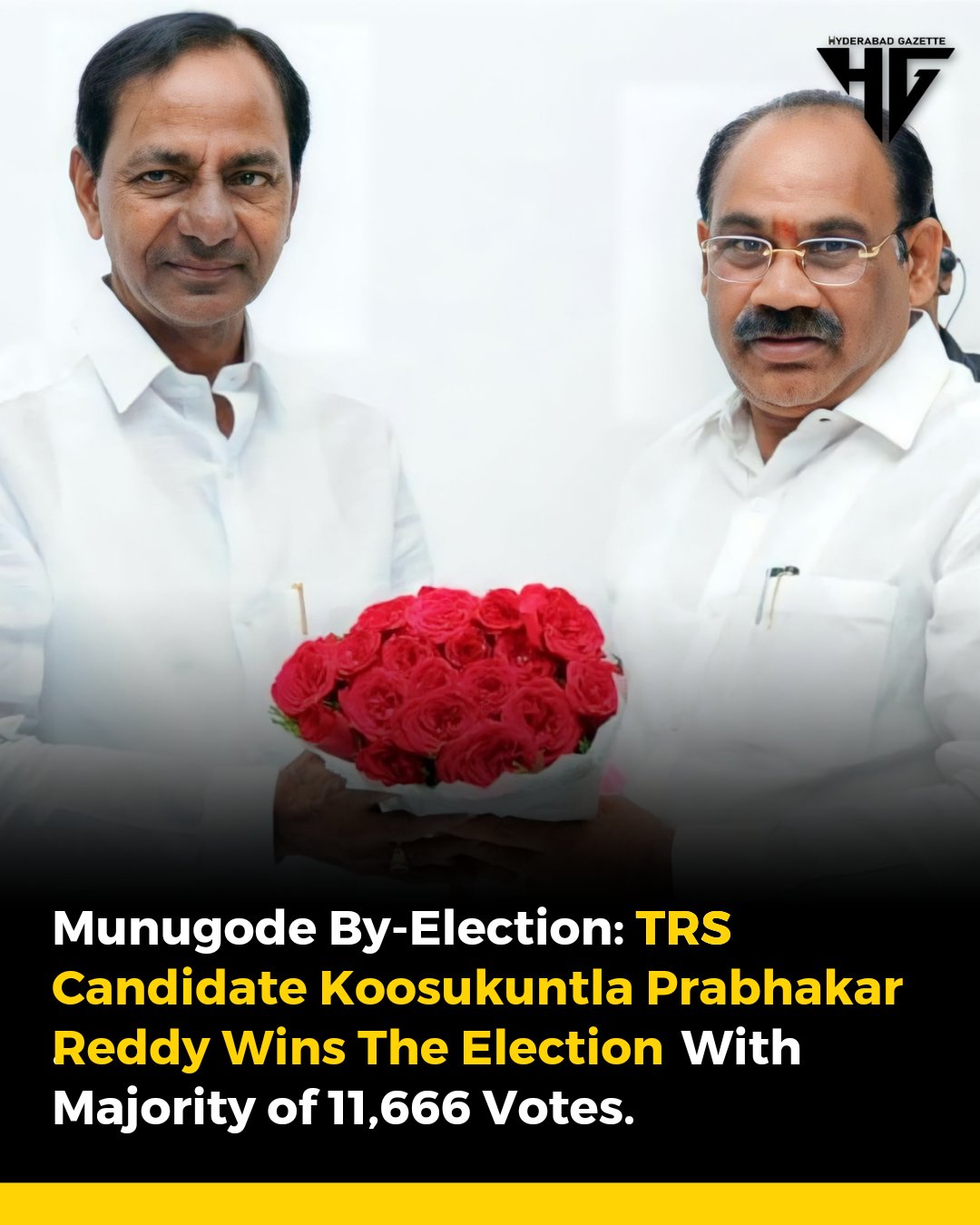 KCR's Party Wins munugode elections
